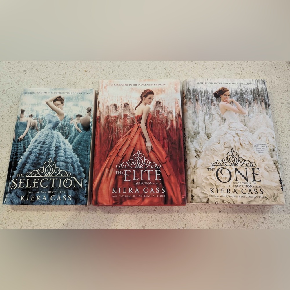 The Selection Books 1-3 with Collectable Poster